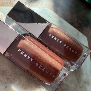 BUNDLE OF 2! Mini Fenty Beauty Gloss Bomb Universal Lip Luminizer - Hot Chocolit